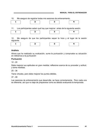 Papel Del Entranador