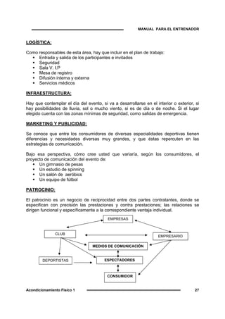 Papel Del Entranador