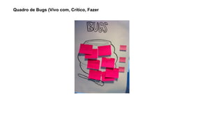 Quadro de Bugs (Vivo com, Crítico, Fazer
 
