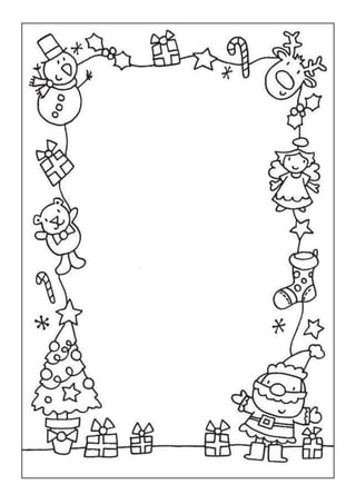 Papel e envelopes de natal