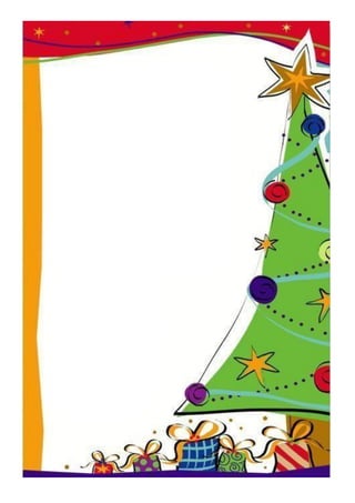 Papel e envelopes de natal