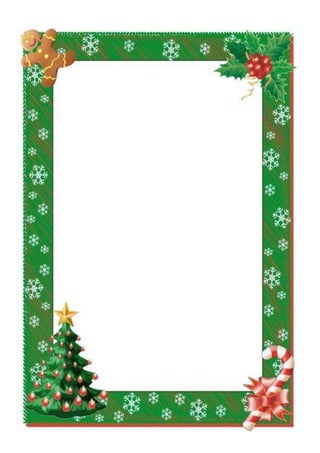 Papel e envelopes de natal