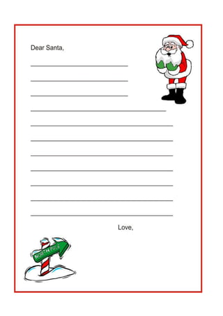 Papel e envelopes de natal