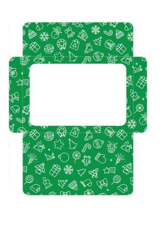 Papel e envelopes de natal