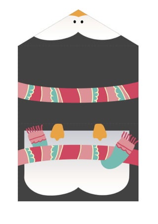 Papel e envelopes de natal