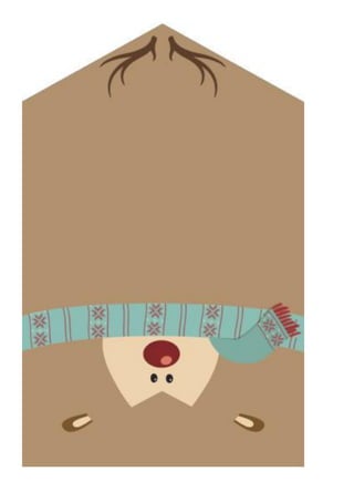 Papel e envelopes de natal