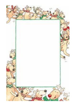 Papel e envelopes de natal