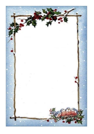 Papel e envelopes de natal