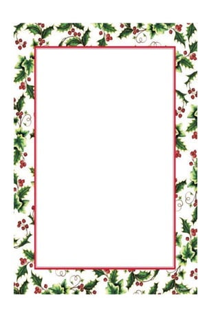 Papel e envelopes de natal