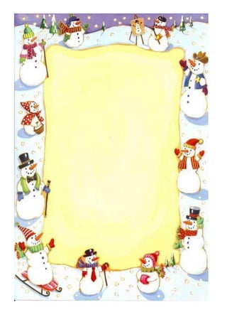 Papel e envelopes de natal