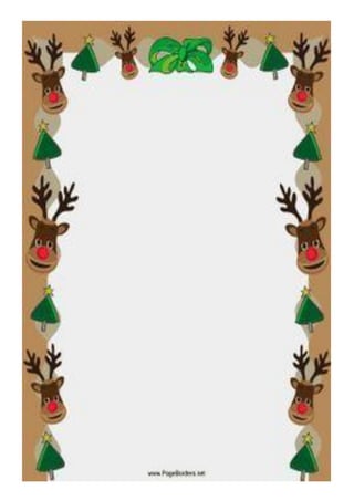 Papel e envelopes de natal