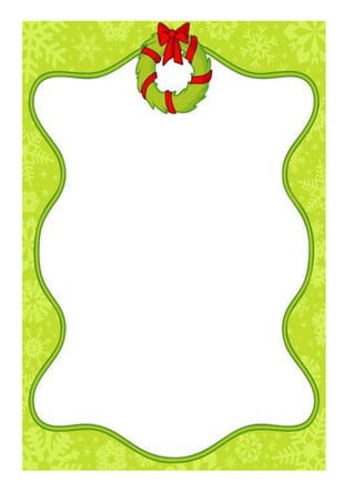 Papel e envelopes de natal