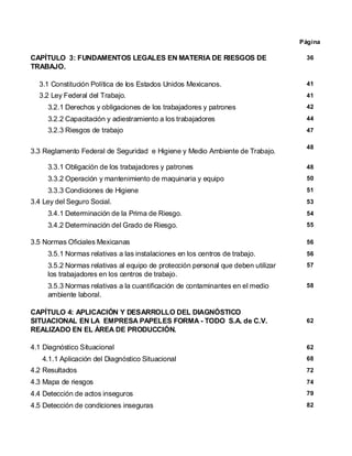 3.1 Constitución Política de los Estados Unidos Mexicanos.
3.2 Ley Federal del Trabajo.
3.2.1 Derechos y obligaciones de l...