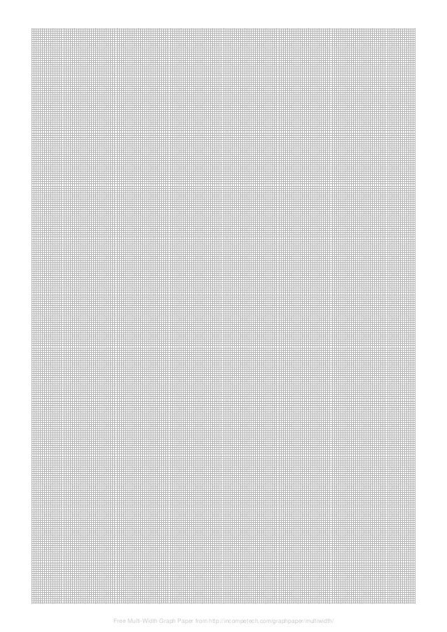 papel milimetrado free multi width graph paper
