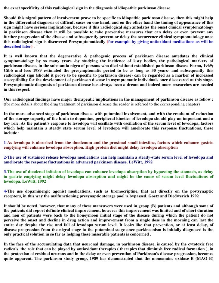 the neurobiology of parkinsons disease essay Home - science - research - neuroscience and neurological disorders cellular neurobiology laboratory parkinson’s disease. the neurobiology of parkinsons disease essay Home - science - research - neuroscience and neurological disorders cellular neurobiology laboratory parkinson’s disease.