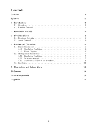 Dynamics and Structure of Janus Particles | PDF