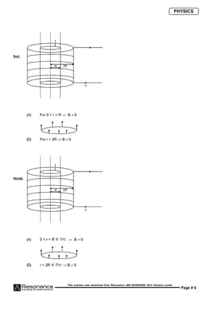 Resonance JEE Advanced Paper 2-solutions