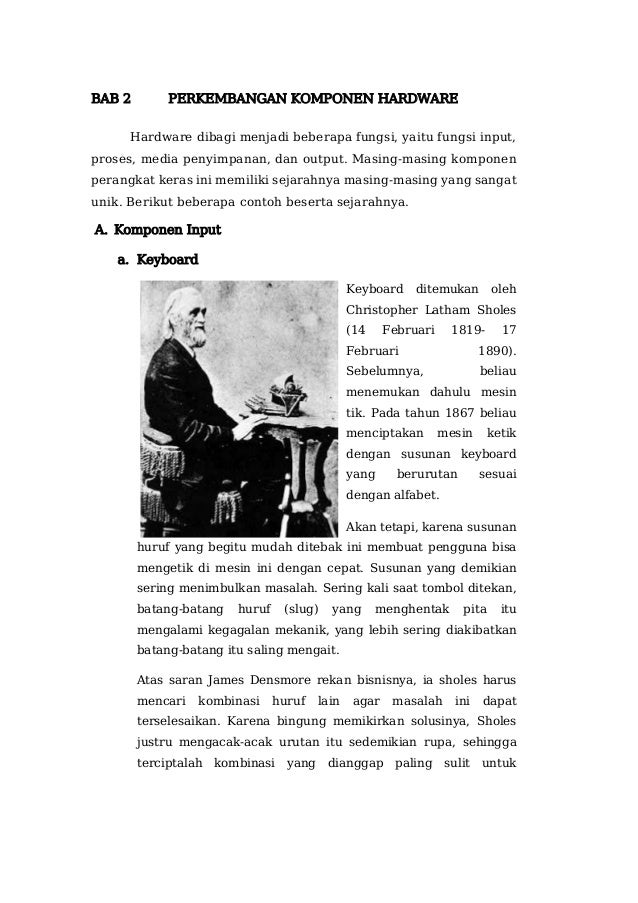Paper Pengantar Teknologi Informasi - Perkembangan 