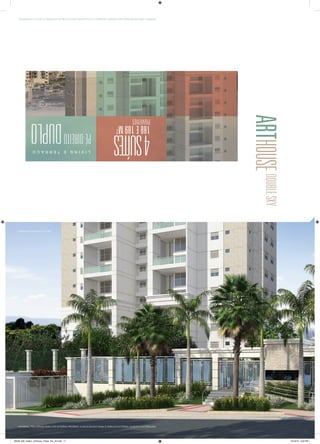 MATERIAL PRELIMINAR PARA USO INTERNO. PROIBIDA A DIVULGAÇÃO PARA O PÚBLICO EXTERNO. SUJEITO A ALTERAÇÃO. 
Perspectiva artística do acesso 
ARTHOUSE DOUBLE SKY 
MATERIAL PRELIMINAR PARA USO INTERNO. PROIBIDA A DIVULGAÇÃO PARA O PÚBLICO EXTERNO. SUJEITO A ALTERAÇÃO. 
L I V I N G E T E R R A Ç O 
PÉ-DIREITO 188 E 189 M2 DUPLO 
PRIVATIVOS 
4 SUÍTES 
28539_038_Helbor_ArtHouse_Pasta_Pre_A4.indd 11 10/18/13 3:54 PM 
 