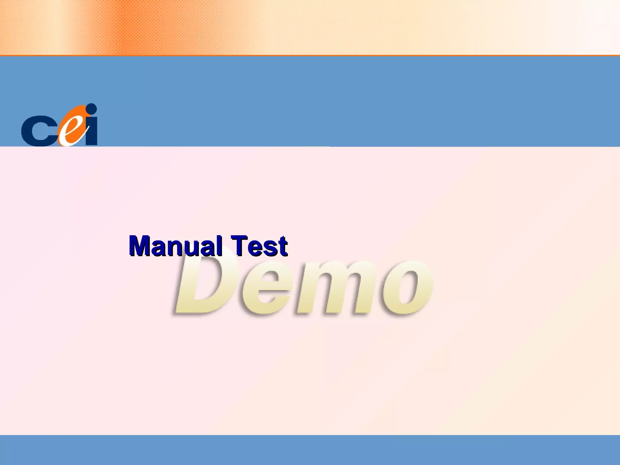 Manual Test 