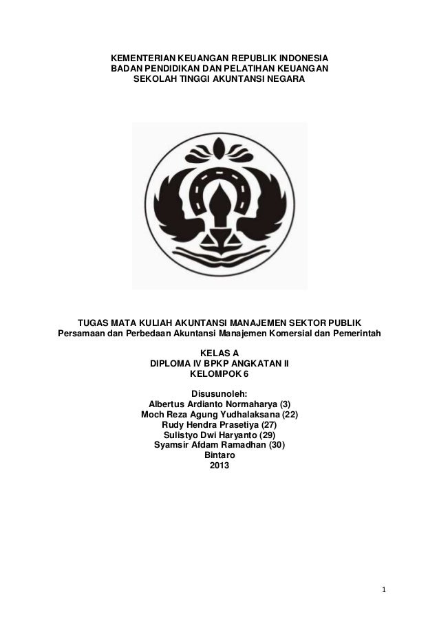 Persamaan Dan Perbedaan Akuntansi Manajemen Komersial Dan Pemerintah Persamaan Dan Perbedaan Akuntansi Manajemen Komersial Dan Pemerintah