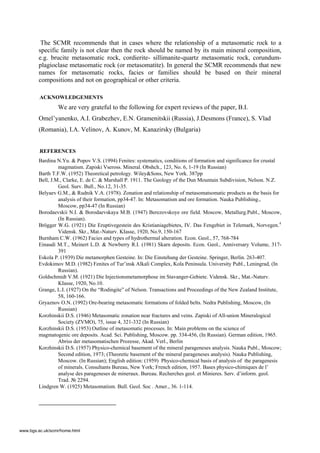 Metasomatite Paper09 metasomatism and metamorphism | PDF
