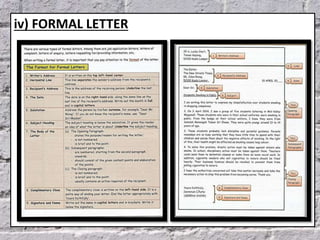 iv) FORMAL LETTER
 