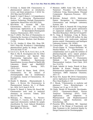 A Review on Chemometrics and Application of Chemometrics in ...