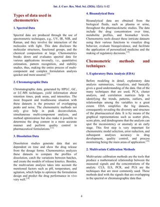 A Review on Chemometrics and Application of Chemometrics in ...