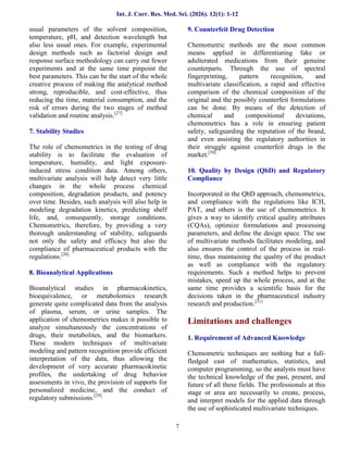 A Review on Chemometrics and Application of Chemometrics in ...