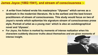 Stream Of Consciousness ? Sem :- 2 | PPTX