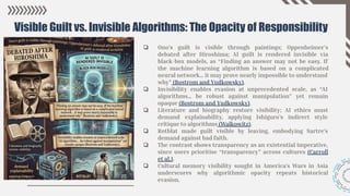 Invisible Algorithm From Canvas to Catastrophe: Ethical Responsibility in Art, Science, and ...