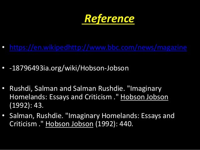 Salman rushdie essay