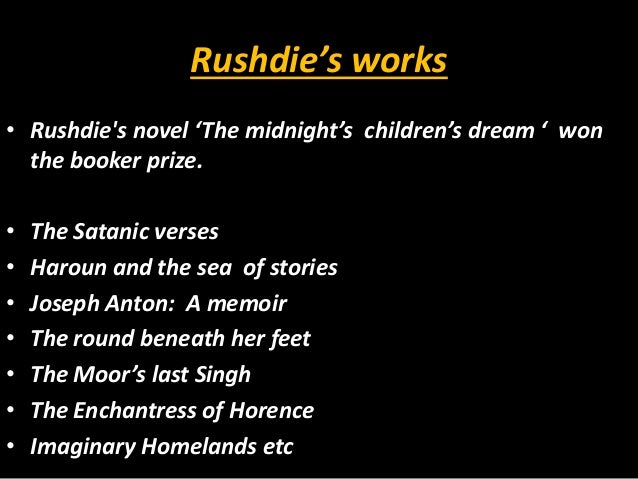 Salman rushdie essay