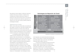 5




                                                                                                                                                                                 The
                                                                                                                                                                      Intelligence Review
                                                                                                                                                                      Marketing
pena operar por varios canales, no implica por fuerza que
suceda lo mismo para la empresa. La mayoría de las
compañías tiene medida la estructura de costes y la
eficiencia de cada canal de venta, pero son muy pocas las
que tienen una idea clara de cuánto les cuesta servir a un
cliente en uno u otro canal. He aquí el auténtico desafío de
la Estrategia de Canales.


Segmentación por Canales
Saber a ciencia cierta qué clientes deben ser atendidos por
qué canales, en función de su valor para la empresa, de su
potencial de recorrido en la misma, de los costes que
genera por una u otra vía y de otros factores que sólo puede
desvelar un elemento absolutamente crítico en la gestión de
canales de distribución: las Estrategias de Segmentación.
       La compañía que aspire a optimizar todos sus                                               Nirmalya Kumar. “From Declining to Growing Distribution Channels”

canales de venta, minimizando costes y maximizando
ingresos, debe contar previamente con una Estrategia de        como respuesta a una creciente demanda del cliente para
Segmentación adecuada, que le revele el valor real de cada     operar en varios canales, sin estudiar antes detenidamente,
segmento de clientes actuales y potenciales, su “Lifetime      qué clientes deben migrar a qué canal y qué esfuerzos
Value”, el esfuerzo comercial que está siendo asignado a       comerciales deben asignar a cada uno.
cada segmento, el canal adjudicado y obrar en                         Es obvio que una operadora de telecomunicaciones
consecuencia. El auténtico desafío de una correcta             tenderá a asignar visitas presenciales constantes a las
Estrategia de Canales no es lanzarse sin más a “cuantas        grandes cuentas, visitas puntuales a las cuentas medianas,
más vías de venta, mejor”, sino orientar al cliente adecuado   comerciales vía telefónica a las cuentas pequeñas y
hacia el canal adecuado, ajustando los recursos comerciales    atención por “contact center” a los clientes del segmento
a esta Estrategia. Son muchas las empresas que se han          SOHO (pymes y autónomos) y residenciales. Pero esto no es
lanzado a la “multicanalidad” como Estrategia de moda o        más que una “foto fija” en el tiempo. Los clientes               >>
 