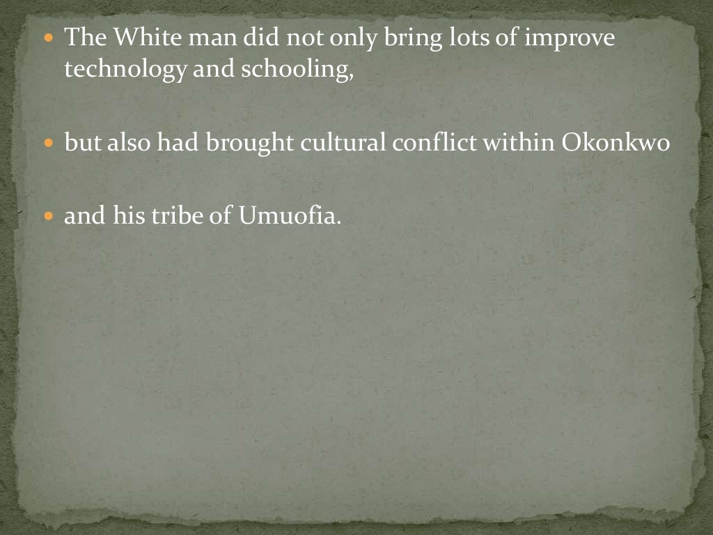 Cultural Conflict in a Things Fall Apart