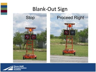Blank-Out Sign
Stop Proceed Right
 