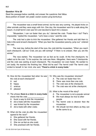 upsr paper 1 year 6 march 2016