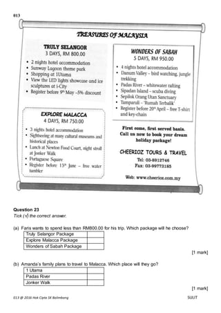 upsr paper 1 year 6 march 2016