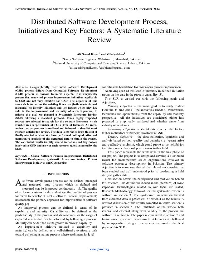 Literature review of training and development