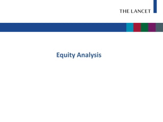 Equity Analysis
 