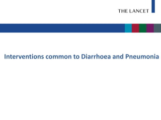 Interventions common to Diarrhoea and Pneumonia
 