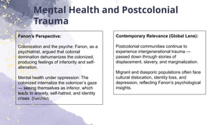 Paper _ 203 The Postcolonial Studies ‘The Wretched of the Earth’ | PPTX