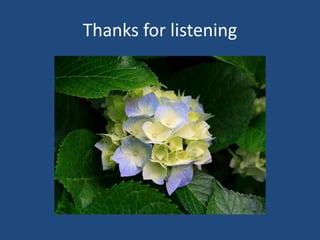 Thanks for listening
 