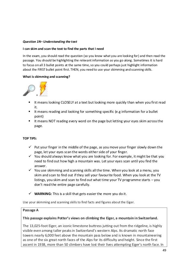 paper 2 igcse revision