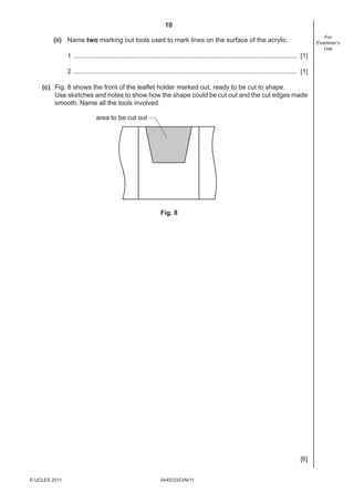 Paper 3 resistant materials | PDF