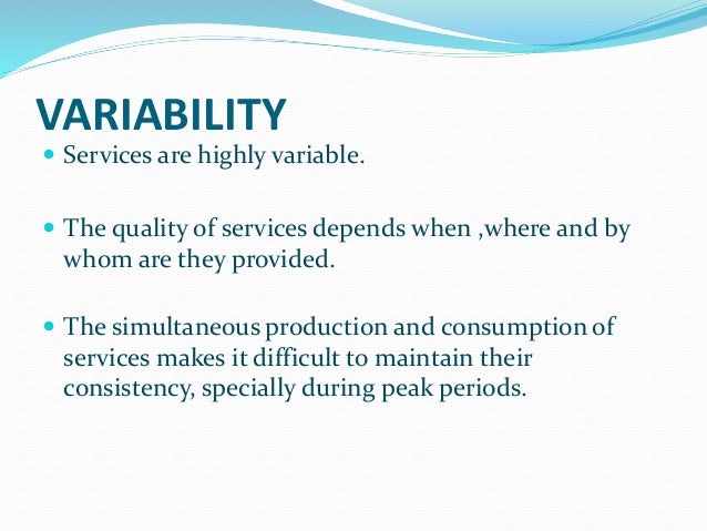 variability in tourism example