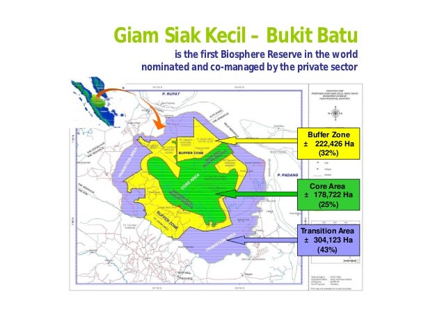 Giam Siak Kecil and Bukit Batu Biosphere Reserve: A public-private se…