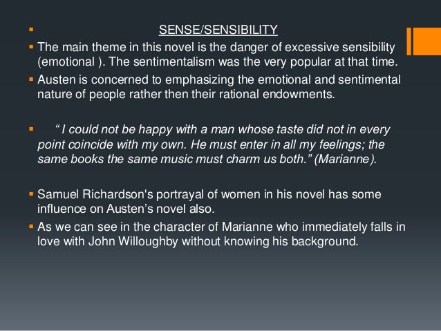 Sense and Sensibility Essay | Bartleby