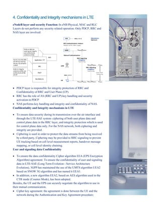 Security In LTE Access Network | PDF